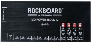 "Rockboard Power Block ISO V12 IEC, 9 to 18V, 100/230 Volt"