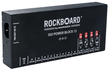"Rockboard Power Block ISO V12 IEC, 9 to 18V, 100/230 Volt"