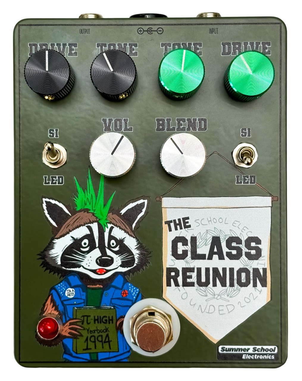 Summer School Electronics Class Reunion Overdrive & Fuzz Pedal
