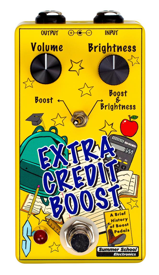 Summer School Electronics Extra Credit Boost Pedal - Image 2