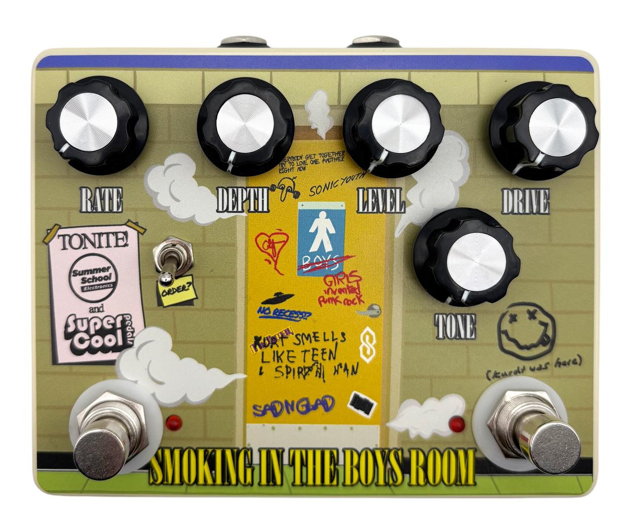 Summer School Electronics Smoking In The Boys Room Overdrive & Chorus Pedal
