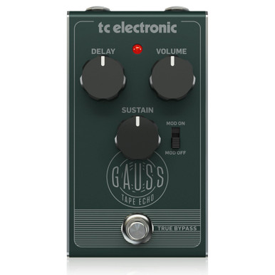 TC Electronic Gauss Super Saturated Tape Echo Pedal - Image 1