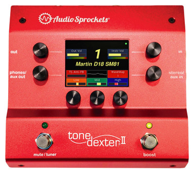 Audio Sprockets ToneDexter 2 Acoustic Guitar Preamp Pedal