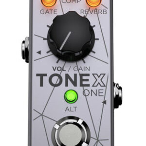 IK MultiMedia TONEX ONE Bass Edition Machine Modelling Pedal in Silver - Image 1