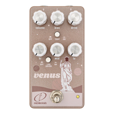 Crazy Tube Circuits VENUS Tube Overdrive Distortion FX Pedal - Image 1
