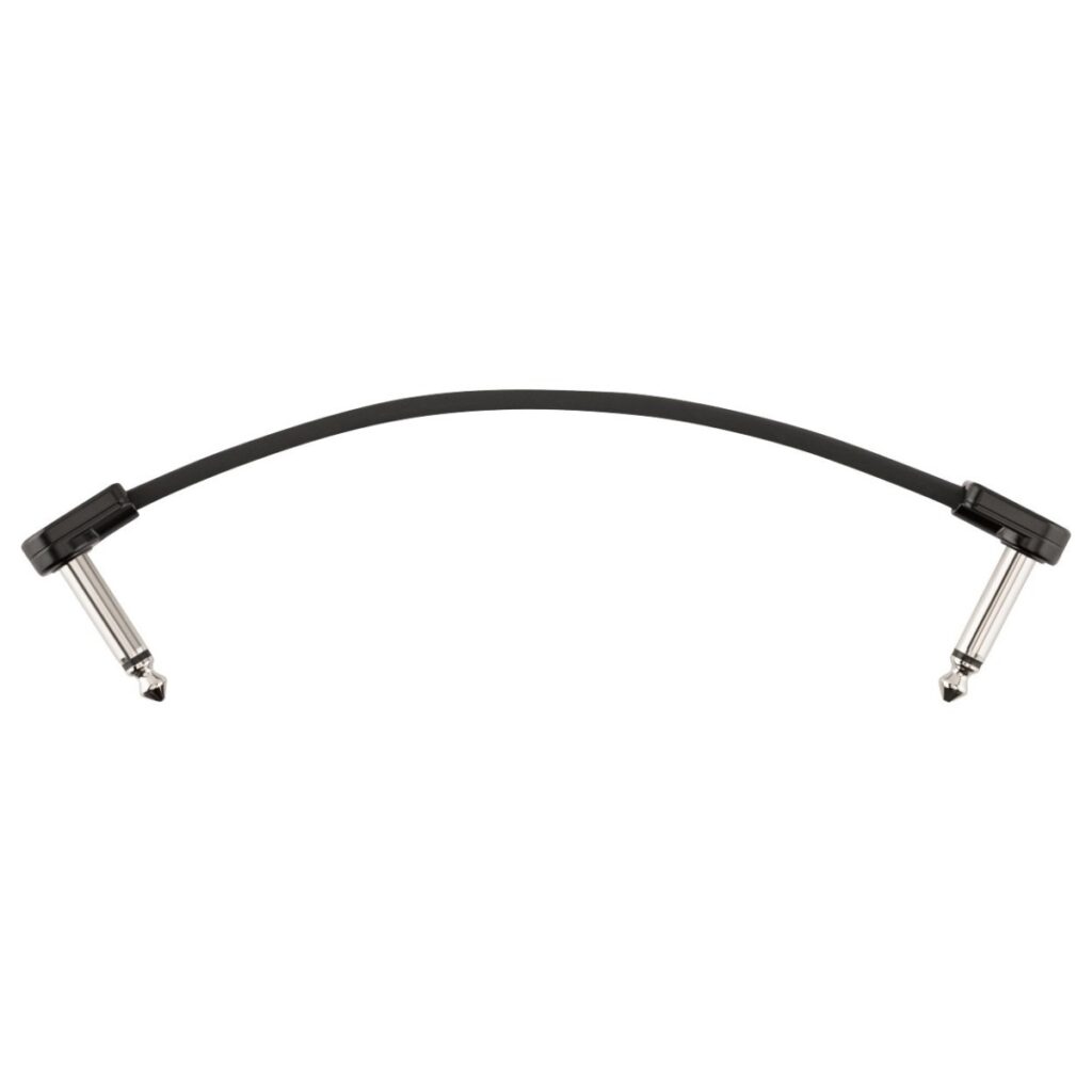 Fender Single Blockchain Low Profile Patch Cable for Guitar Pedals 6"