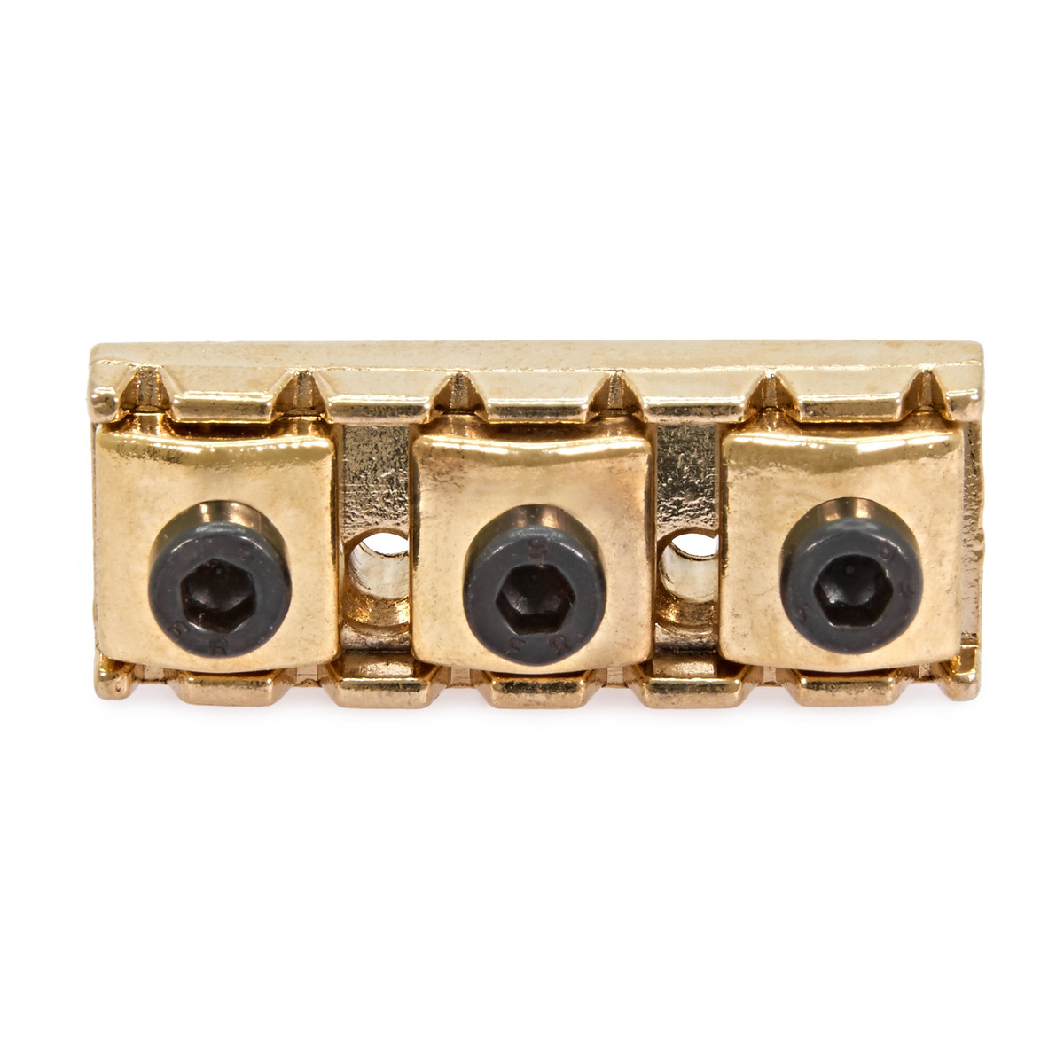 Guitarworks Electric Guitar Tremolo Locking Nut Gold 42mmx15.3mm