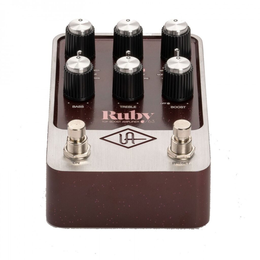Universal Audio UAFX Ruby 63 Top Boost Amplifier Pedal