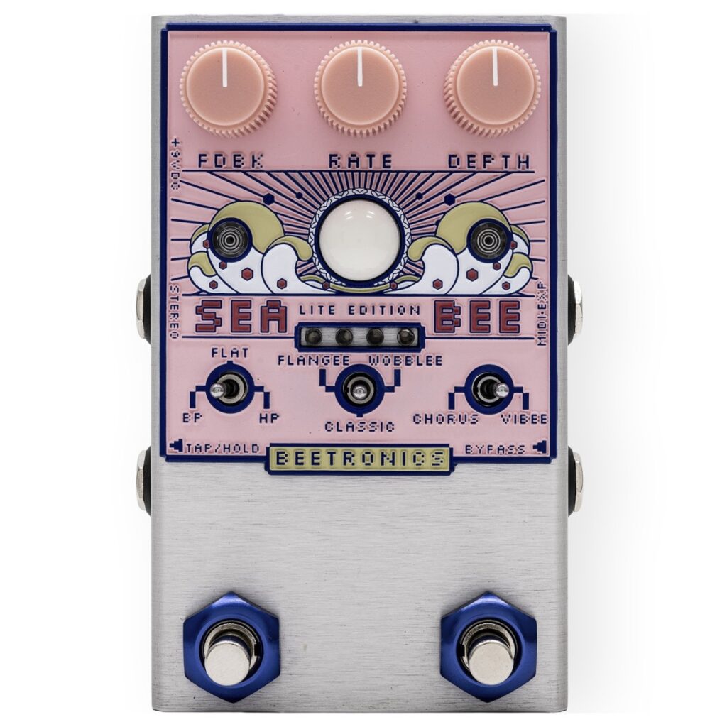 Beetronics Seabee Lite Multi-Chorus Pedal Pink