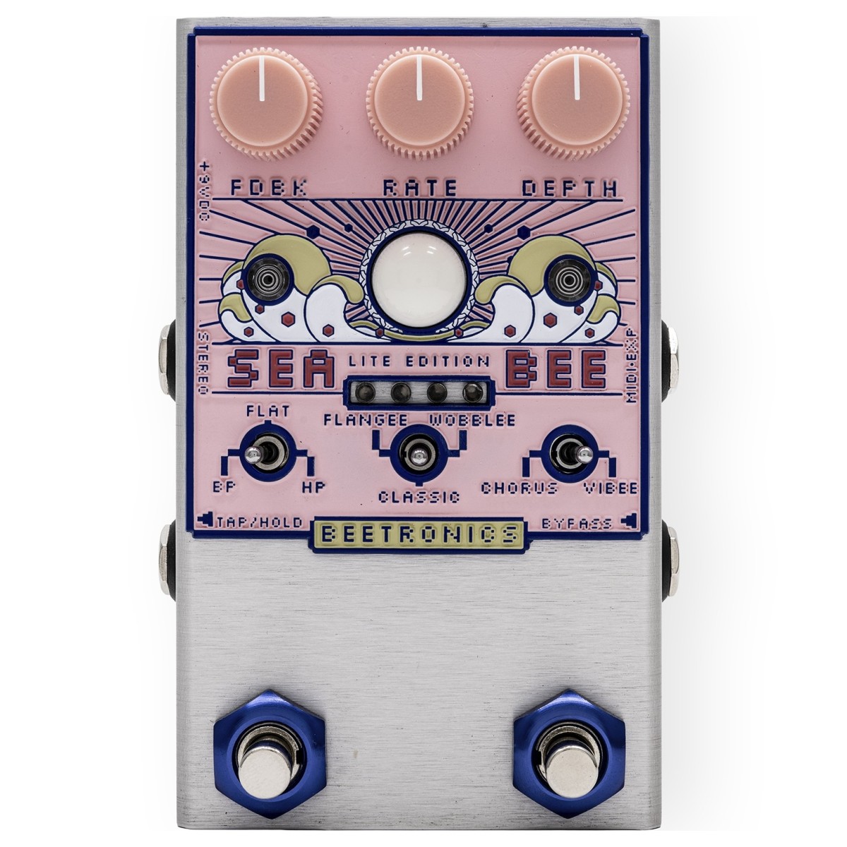 Beetronics Seabee Lite Multi-Chorus Pedal Pink