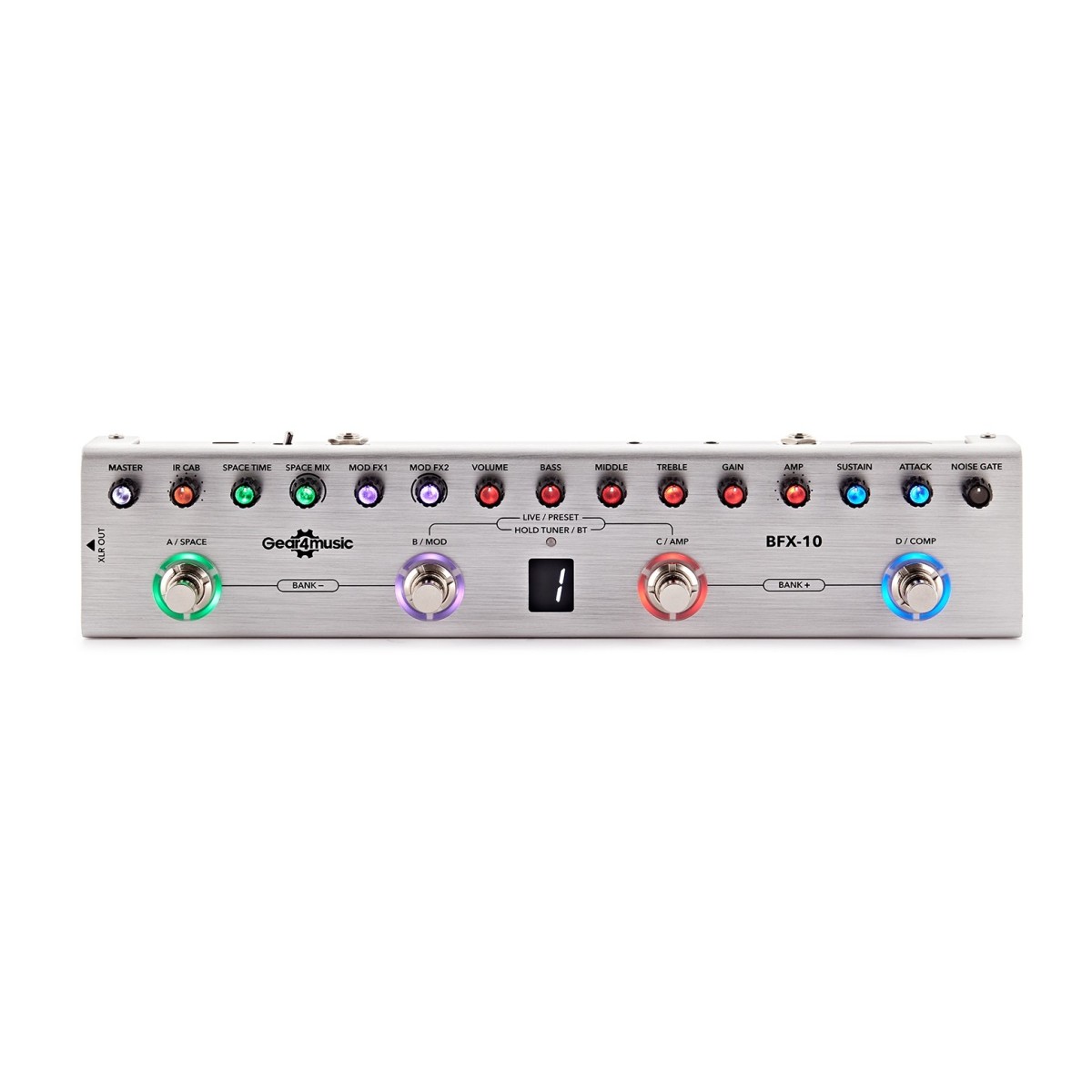 Bass Multi Effects Pedal by Gear4music