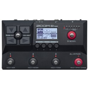 Zoom B2 Four Multi-Effects Processor and Amp Emulator