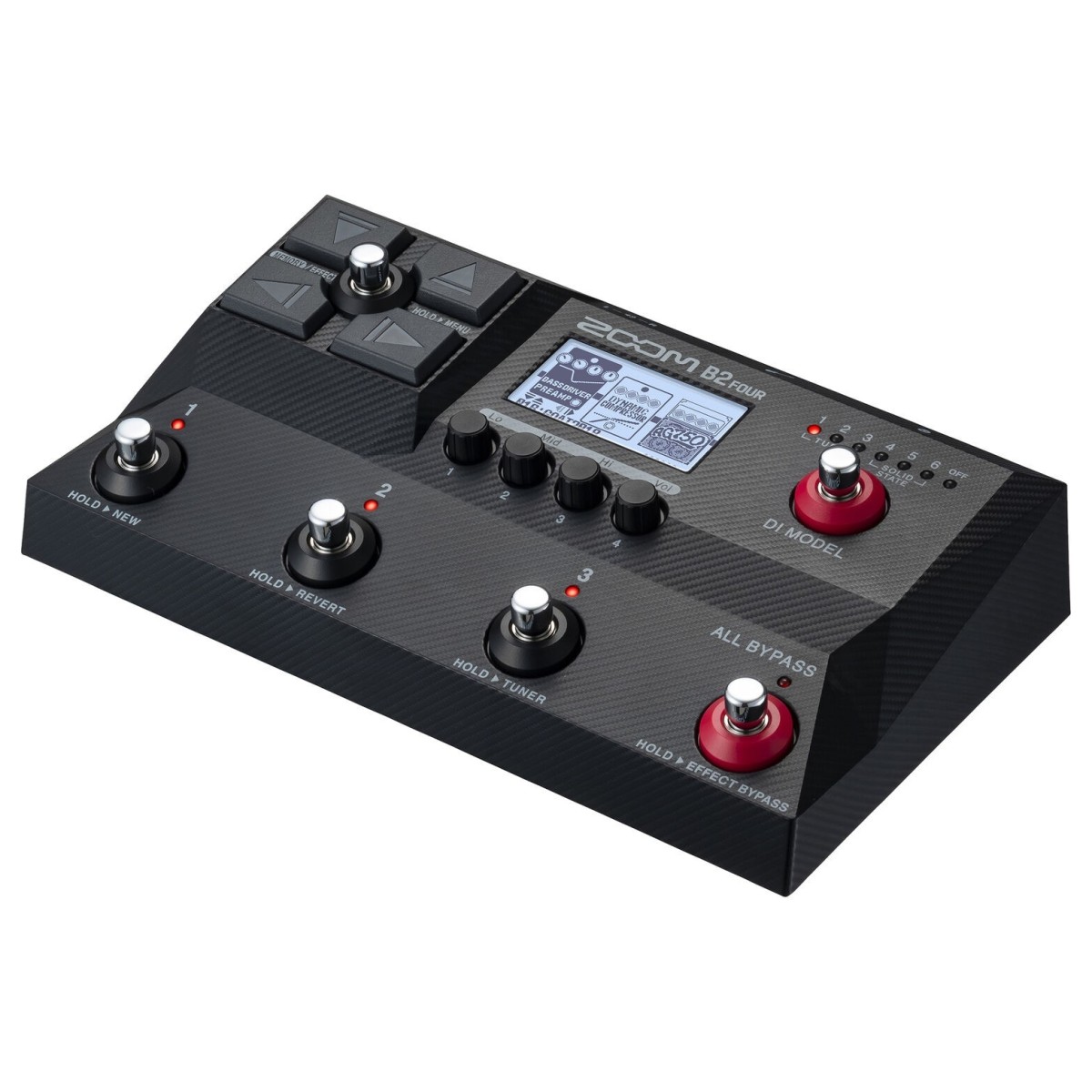 Zoom B2 Four Multi-Effects Processor and Amp Emulator
