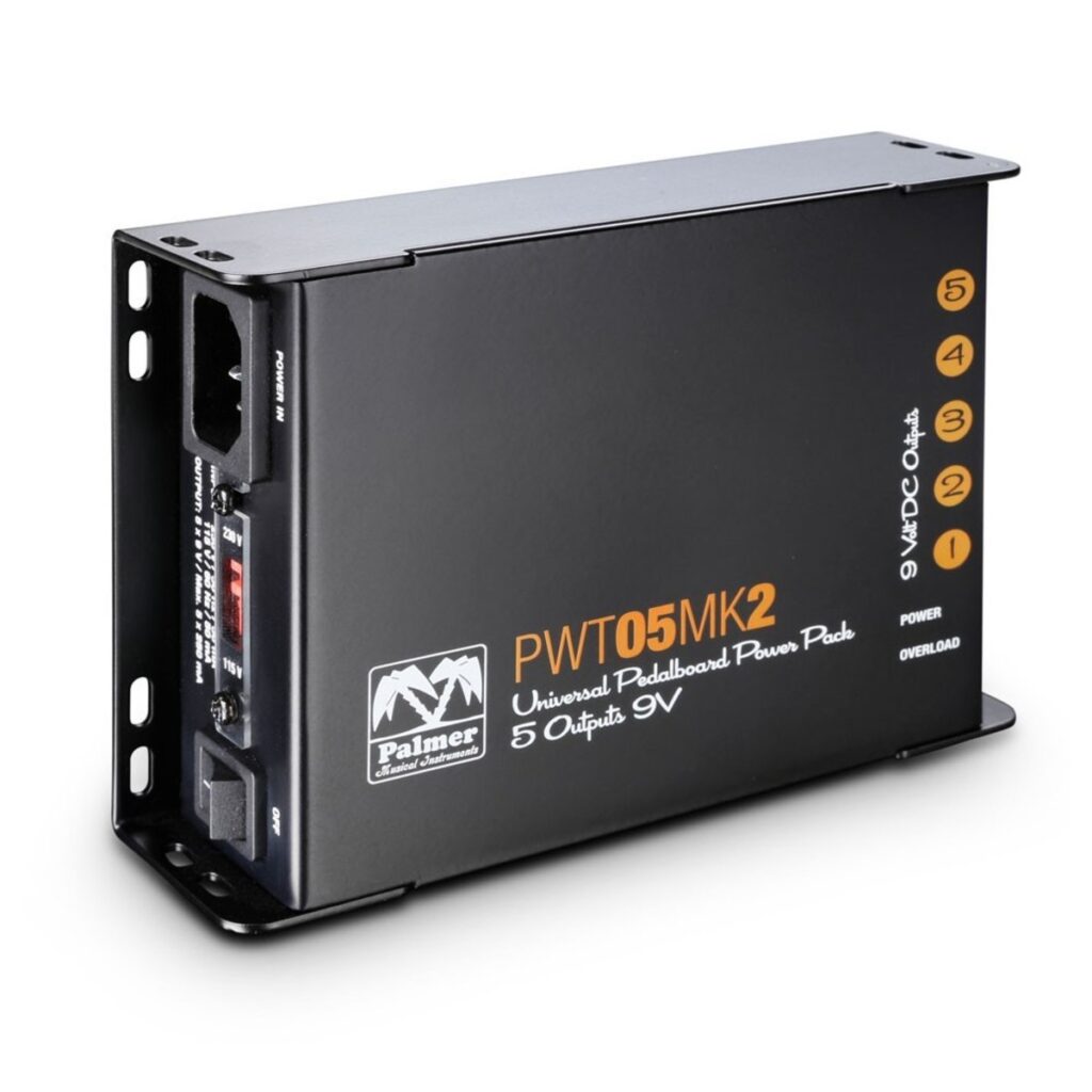 Palmer MI PWT 05 MK 2 Universal 9V Pedalboard Power Supply 5 Outputs