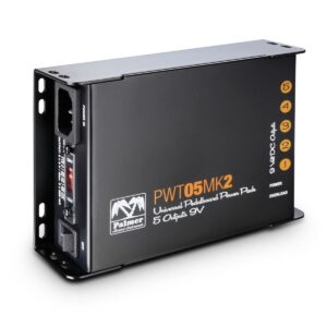 Palmer MI PWT 05 MK 2 Universal 9V Pedalboard Power Supply 5 Outputs