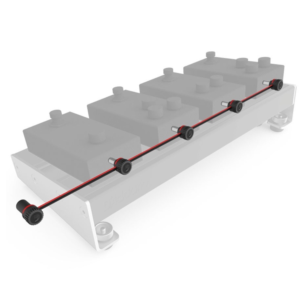 DAddario XPND Adjustable Pedal Power Daisy Chain 8 Male Plugs