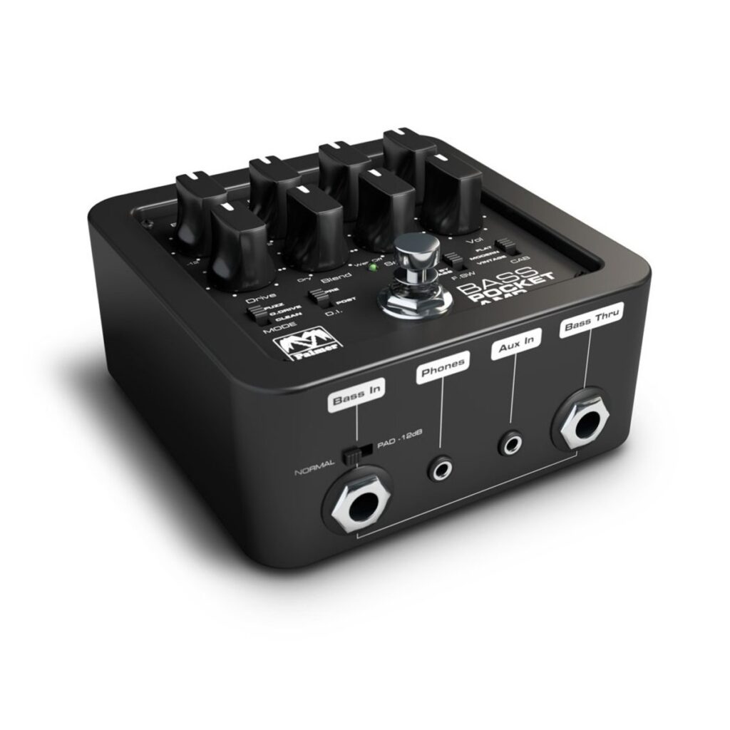 Palmer MI Pocket Amp Bass Portable Preamp for Bass Guitars