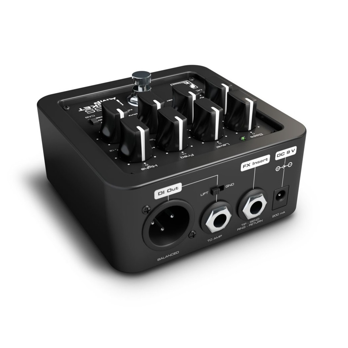 Palmer MI Pocket Amp Bass Portable Preamp for Bass Guitars