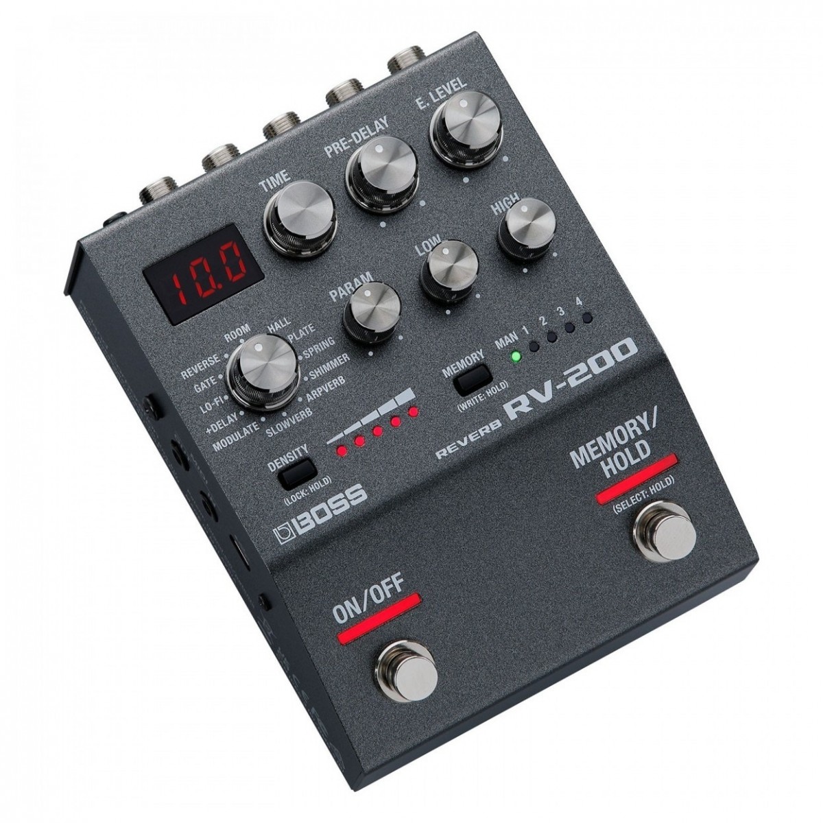 Boss RV-200 200 Series Reverb Pedal Bundle