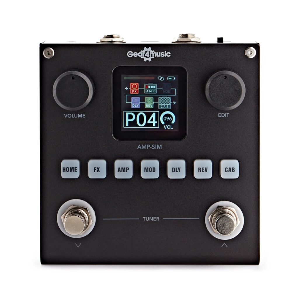 Guitar Multi Effects & Amp Simulator Pedal by Gear4music