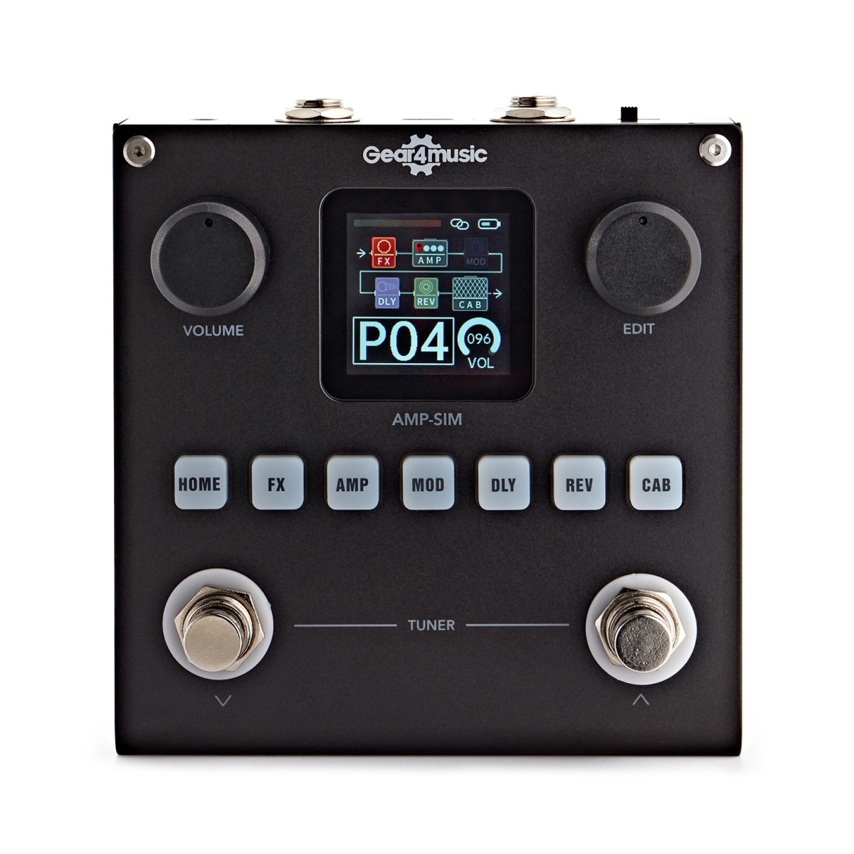 Guitar Multi Effects & Amp Simulator Pedal by Gear4music