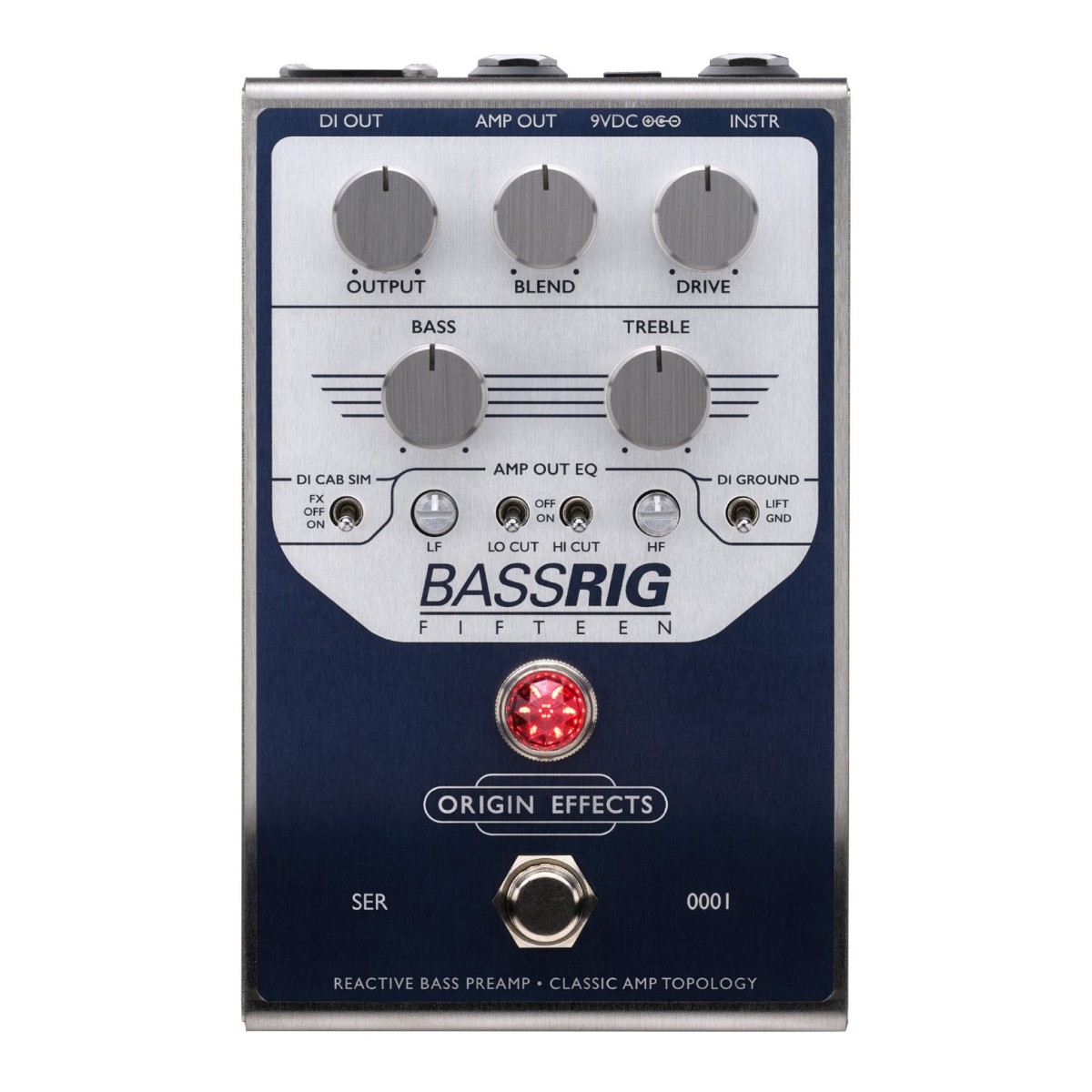 Origin Effects BassRIG Fifteen Amp Simulator Pedal