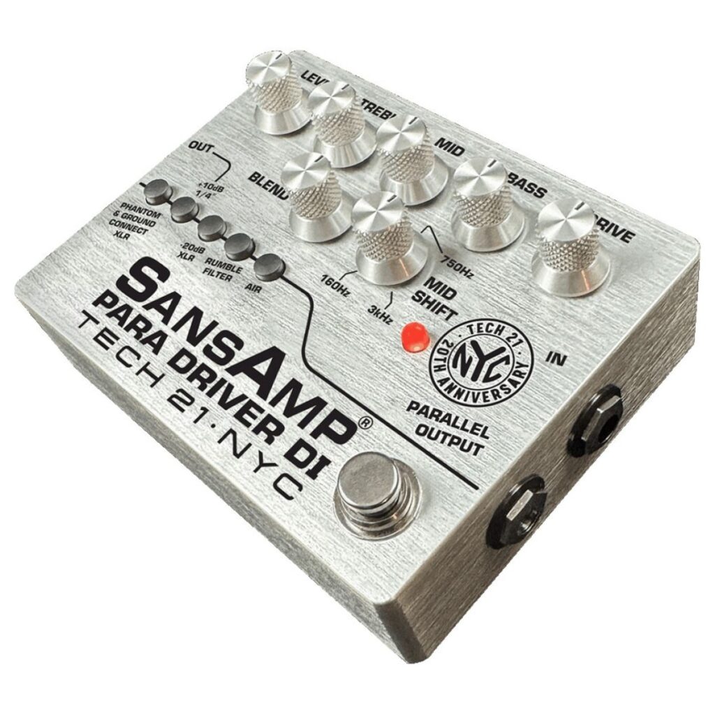 Tech 21 SansAmp Para Driver DI 20th Anniversary Limited Edition Preamp Pedal