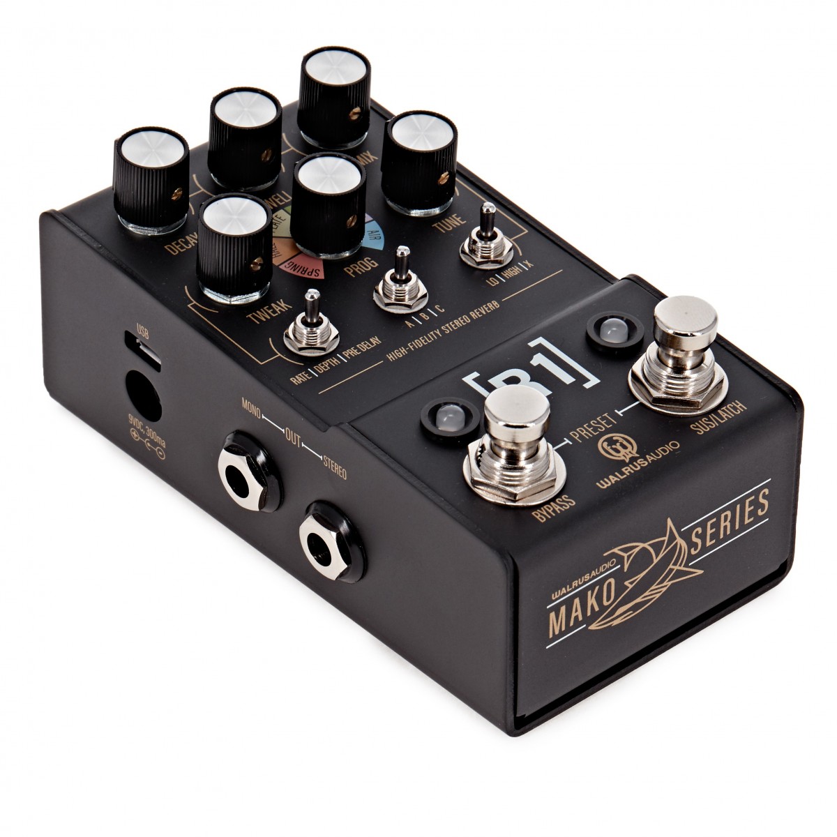Walrus Audio Mako R1 High-Fidelity Stereo Reverb
