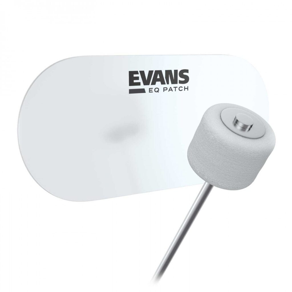 Evans EQ Double Pedal Patch Clear Plastic
