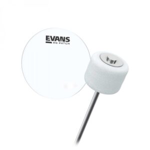 Evans EQ Single Pedal Patch Clear Plastic - Image 1