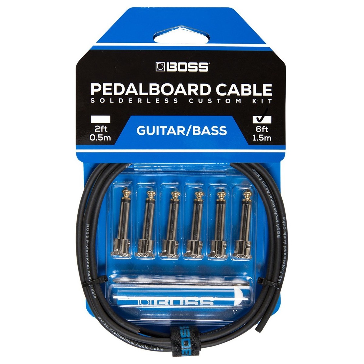 Boss BCK-6 Solderless Pedalboard Patch Cable Kit - Image 1