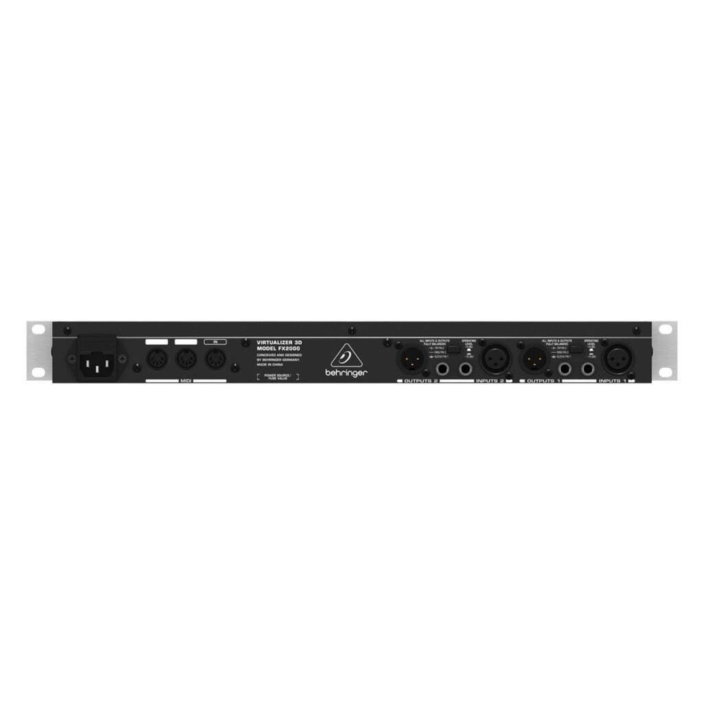 Behringer Virtualizer 3D FX2000 Multi Effects Processor