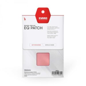 Evans EQ Single Pedal Patch Clear Plastic - Image 3