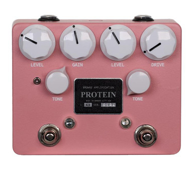 Browne Amplification The Protein V4 Dual Overdrive Pedal in Pink