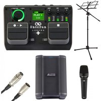 Sheeran Looper+ Dual-Layer Loop Pedal Busker Bundle