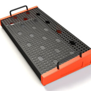 Temple Audio Templeboard SOLO 8.5x18in Pedalboard in Temple Red - Image 1