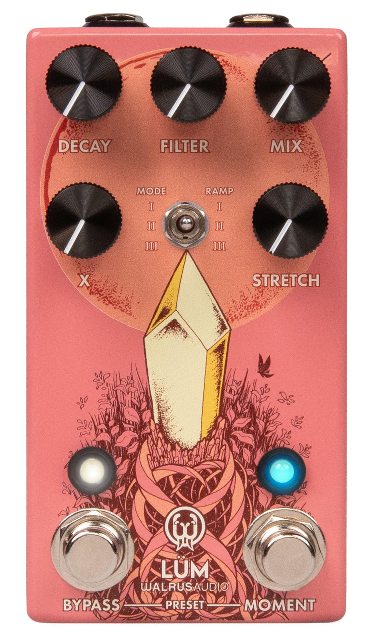 Walrus Audio Lum Texture Engine Reverb Pedal in Guava - Image 2