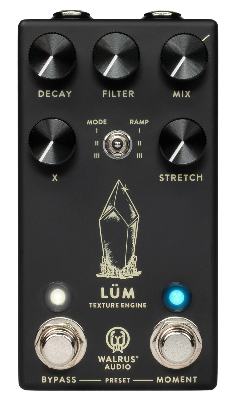 Walrus Audio Lum Texture Engine Reverb Pedal in Black - Image 2