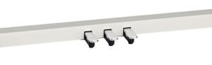 Roland KPD70 Triple Pedal Unit for FP30 Piano in White - Image 1