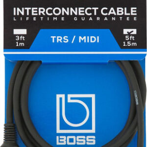 Boss BMIDI Interconnect Cable TRS Midi for Boss 200 Series Pedals - Image 1