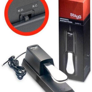 Stagg Piano Style Sustain Pedal with Polarity Switch - Image 4