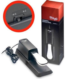 Stagg Piano Style Sustain Pedal with Polarity Switch - Image 2