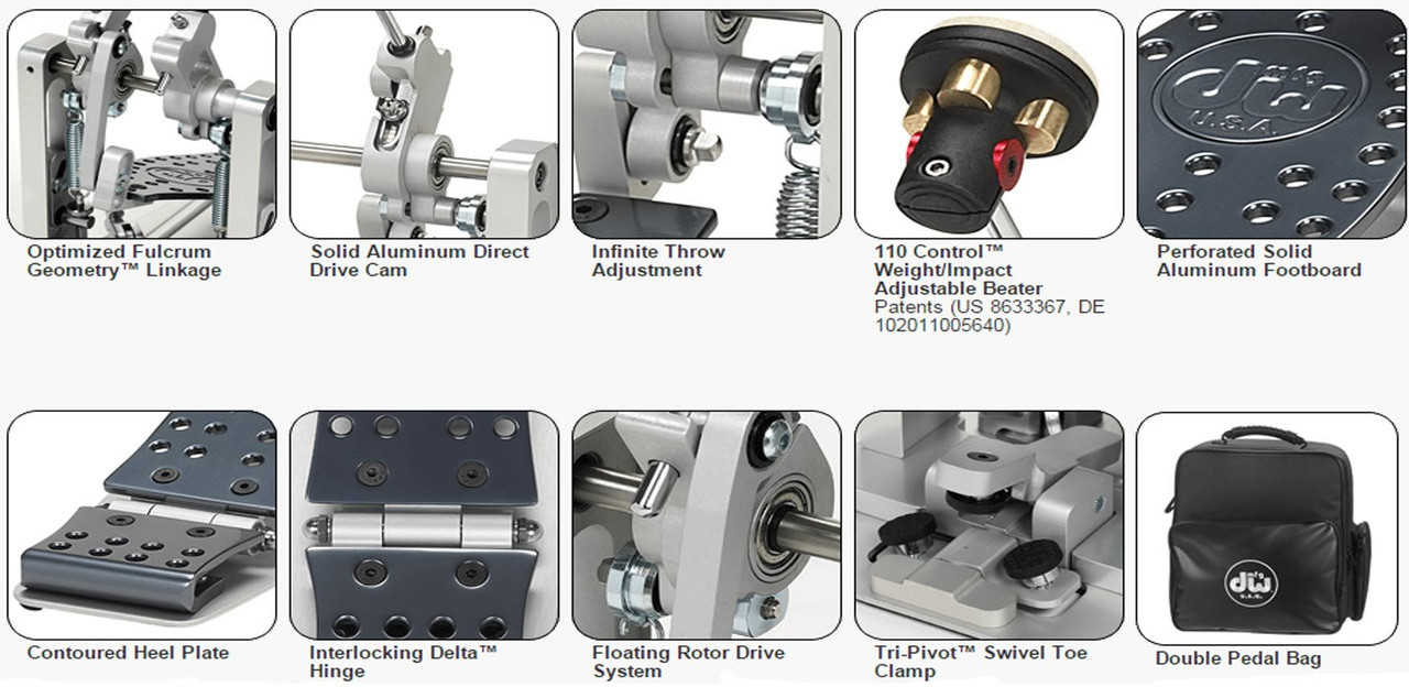 DW Machined Direct Drive Double Pedal - Image 5