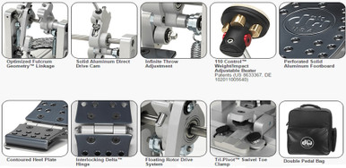 DW Machined Direct Drive Double Pedal