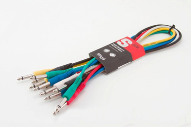 Single Pro Sound Straight Jack Patch Cable 60cm