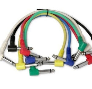 Single Pro Sound Right Angle Jack Patch Cable 60cm - Image 2