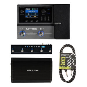 Valeton GP-150 Multi-FX Pedal, VFR-110 FRFR Guitar Cab & XSonic Airstep GP Controller Bundle - Image 1