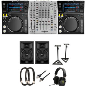 Pioneer XDJ-700 & Allen & Heath XONE96 DJ Deck Bundle With Speakers - Image 4