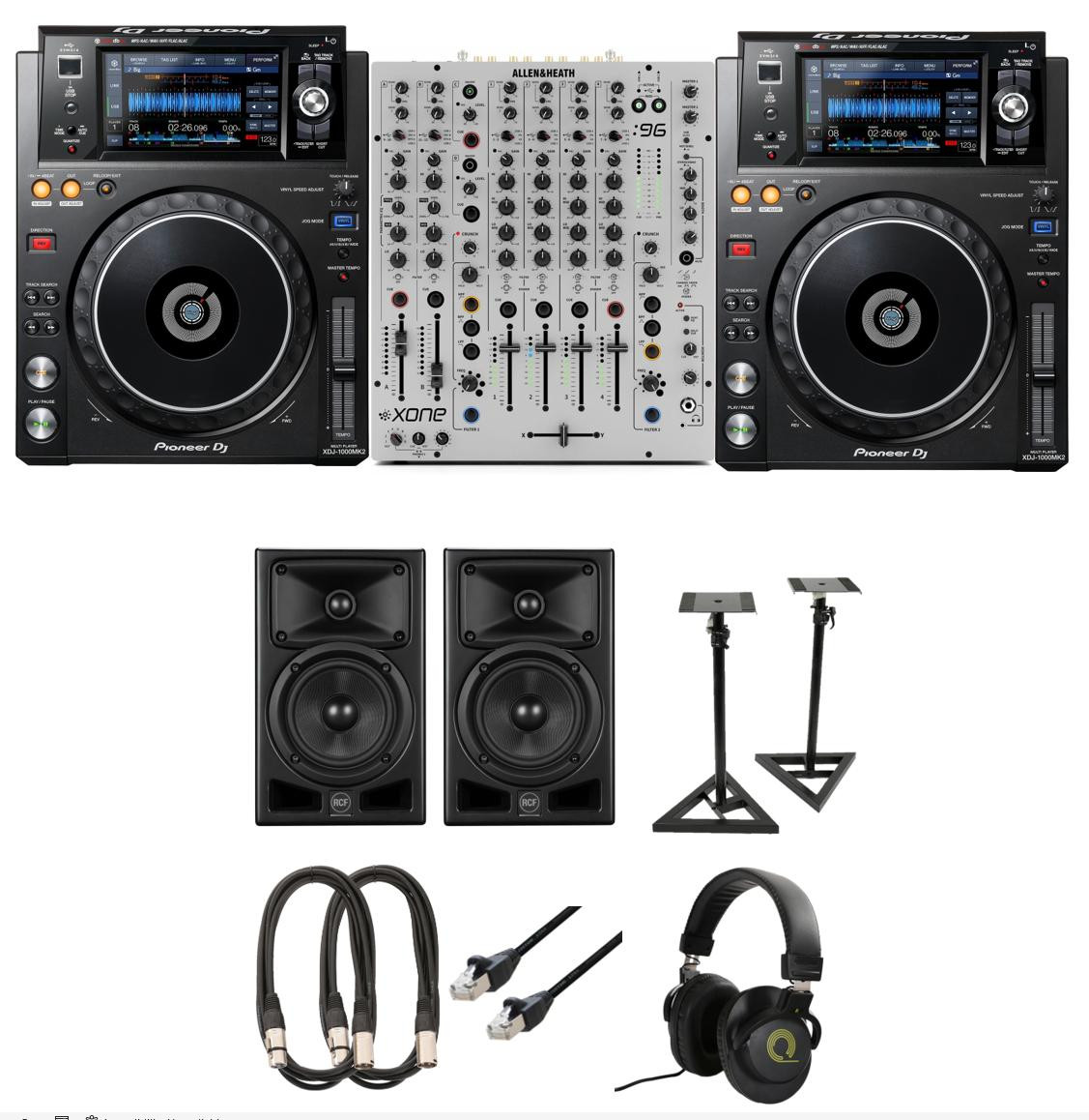 Pioneer XDJ-1000 DJ Deck & Allen & Heath XONE96 Speaker Bundle - Image 4