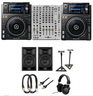 Pioneer XDJ-1000 DJ Deck & Allen & Heath XONE96 Speaker Bundle